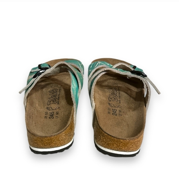 BIRKENSTOCK Salina Textured Leather Salina Cross Strap Sandals- BIRKI’S - Picture 4 of 9